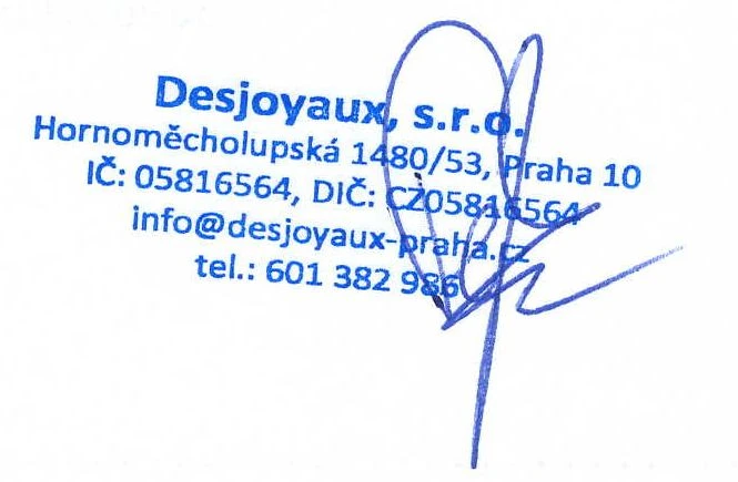 Razítko a podpis